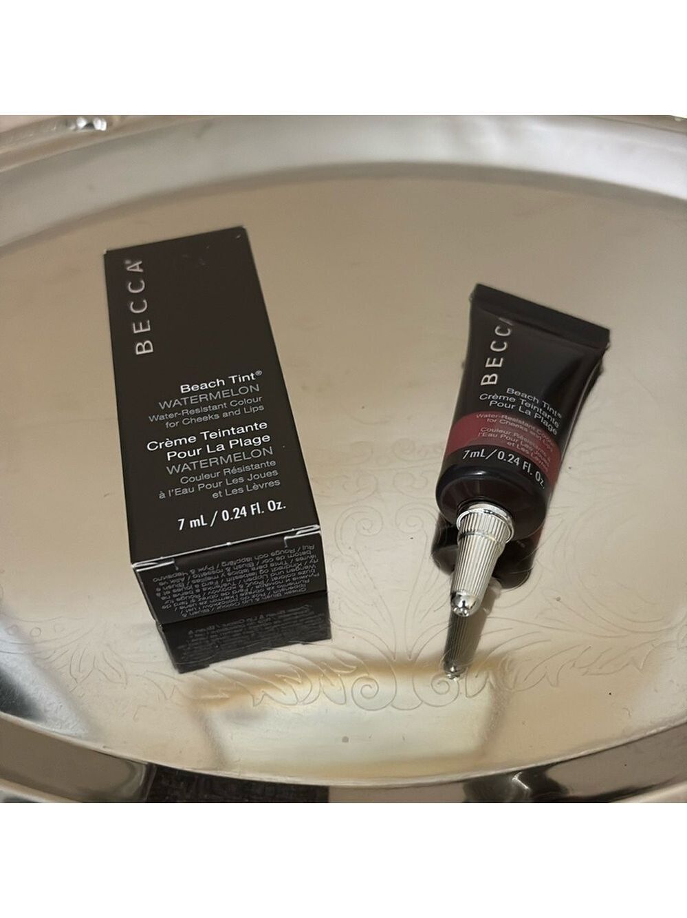 BECCA Watermelon Beach Tint for Cheeks and Lips NIB